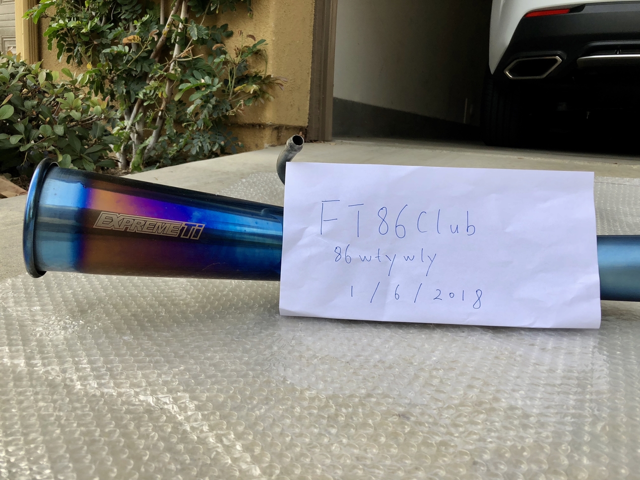FS: Tomei 60r catback exhaust - Toyota GR86, 86, FR-S and Subaru
